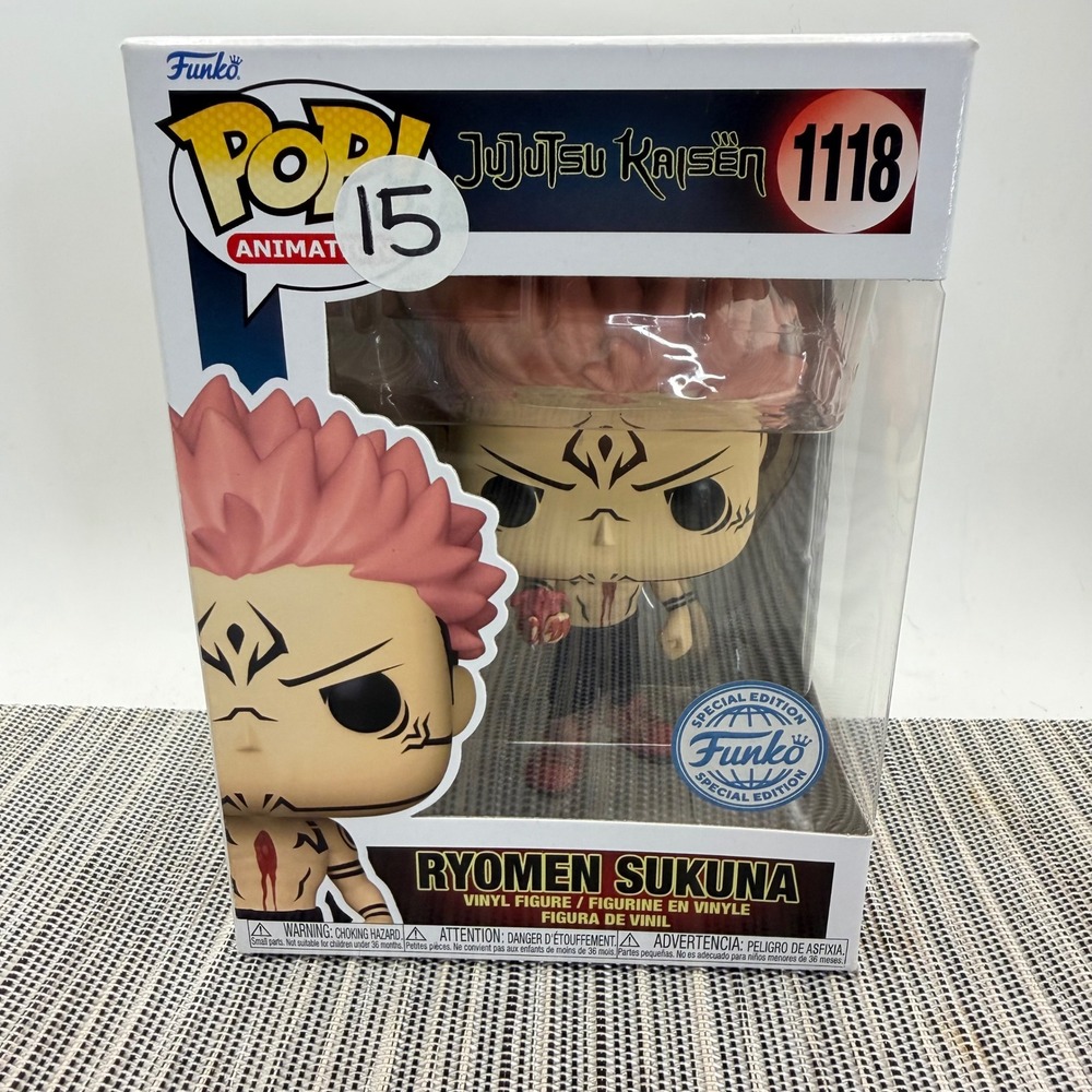 Funko Pop Jujutsu Kaisen Ryomen Sukuna 1118 Special Edition Vinyl Figure Anime